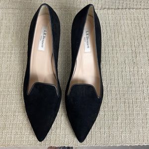 L.K. Bennett suede heels